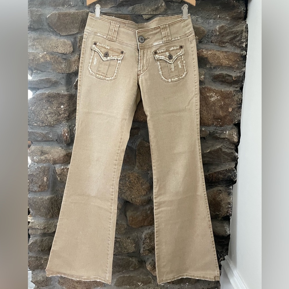 Z Cavaricci women’s tan jeans, size 8